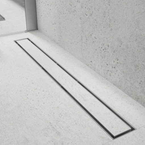 Mexen Flat M13 100 cm dlhý nerezový kompletný sprchový žľab s roštom na vloženie dlažby