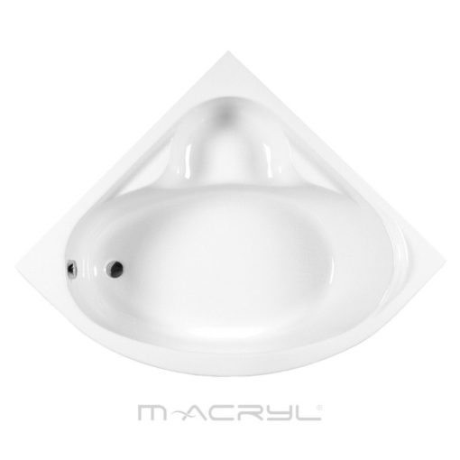 M-Acryl IDA 120x120 symetrická zaoblená rohová akrylátová vaňa s nožičkami