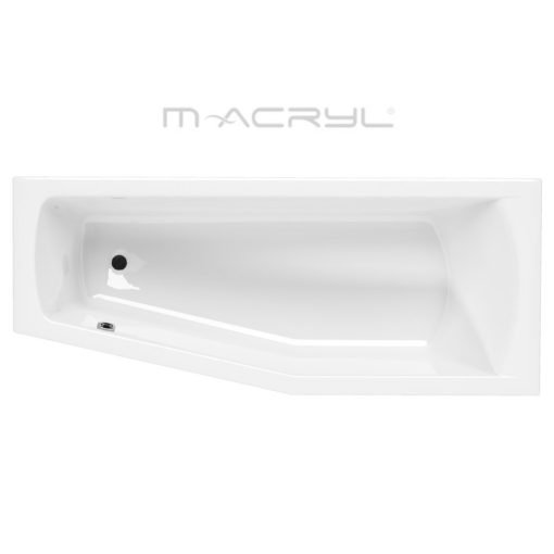 M-Acryl PRAKTIKA 170X70 pravá akrylátová sprchová vanička s nožičkami