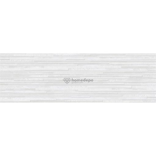 DURSTONE BANDS WHITE 31x98 cm pásikavý dekoračný obklad s 3D povrchom
