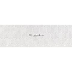 DURSTONE HEXON WHITE 31X98 nástenný obklad s 3D povrchom