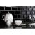 Metro Black 10x20 lesklý nástenný porcelánový obklad