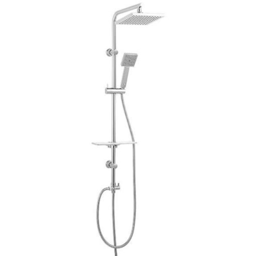 FERRO AMIGO VERDELINE chrómový úsporný sprchový komplet s hlavovou a ručnou sprchou