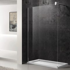   Bella Casa WALK-IN NANO univerzálna sprchová zástena so 6 mm hrubým vodoodpudivým bezpečnostným sklom, výška 190 cm