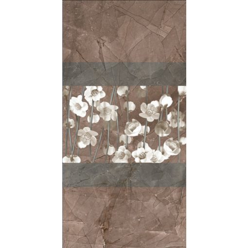  Pulpis Yasemin Brown Motif Decor 30x60 lesklý nástenný porcelánový obklad
