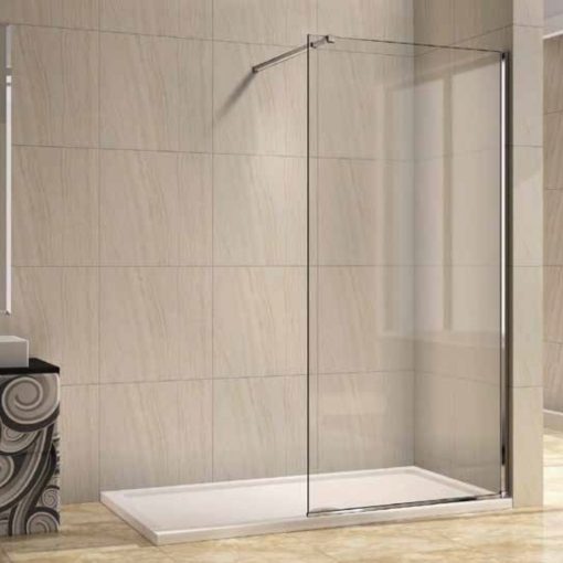 AQUATREND WALK-IN NANO 140x200, 140 cm široká sprchová zástena s 10 mm hrubým vodoodpudivým bezpečnostným sklom, výška 200 cm