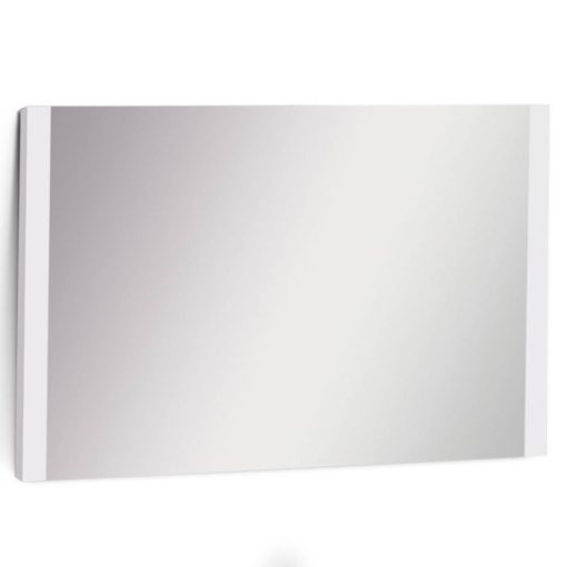 Wellis Elois White 80 cm široké nástenné kúpeľňové zrkadlo s bielym MDF rámom