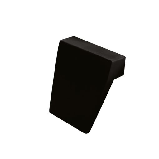 Besco MODERN čierny pohodlný polyuretánový vankúš do vane